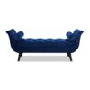Alma - Tufted Flared Arm Entryway Bench - Navy Blue - Image 2