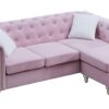 Raisa - Sofa Chaise - Pink - Image 2