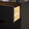 Mid Century Modern 3 Drawer Dresser - Black - Image 5
