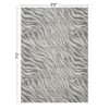 Geometrix - 5'3" X 7'3" Area Rug Geometric & 3D Effect - Ivory / Gray - Image 6