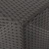 Puerta - Modern Accent Table With Durable Wicker - Dark Brown - Image 8