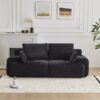 Compressed Sofa, 2 Seater Large Sectional Couches For Living Room - Black - Image 10