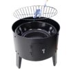 Portable Charcoal Smoker Grill For Outdoor Cooking - Black - Image 14