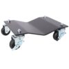 Professional Steel Vehicle Dollies, Heavy Duty Wheel Dolly Steel Tire Skates With Brakes, 2 Pack, 2500Lbs Capacity - Black - Image 8