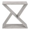 Accent Side Table, Contemporary - Gray Wash - Image 2