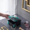 Bethany - Aqua Jewelry Box, Stackable Decorative Storage Boxes With Lids - Colorful - Image 4