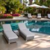 3 Piece Chaise Lounge Set With Adjustable Reclining - Gray Mix - Image 2