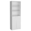 Levan - 3 Piece Living Room Set With 3 Bookcases, Spacious And Elegant Design - White - Image 5