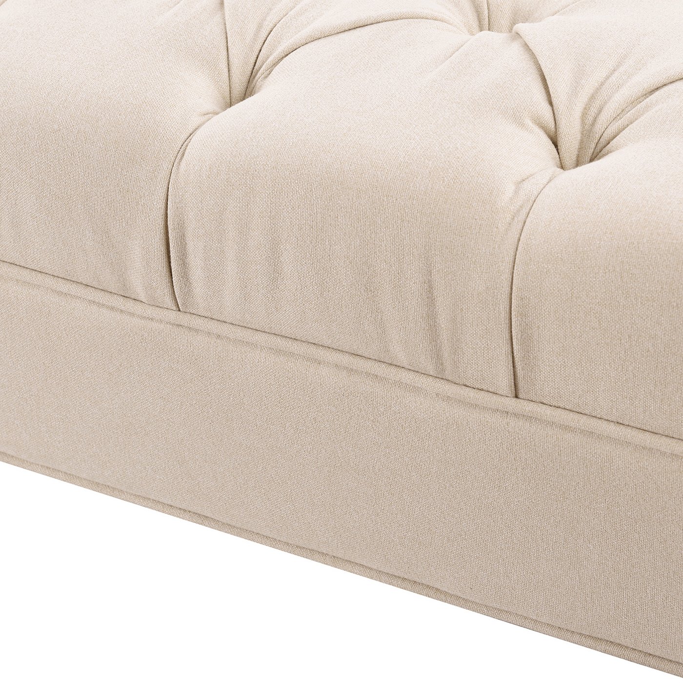 Lewis Bolster - Arm Entryway Bench - Sky Neutral Beige - Image 4