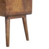 Curved Nightstand - Chestnut - Image 6