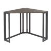 Roman - Industrial Corner Desk - Black / Espresso - Image 5
