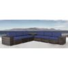 Outdoor Rattan 6 Person Seating Group With Cushions - Espresso - Image 2
