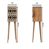 Inlay - Bone 2 Drawer Bedside Table - Light Brown - Image 19