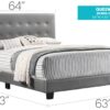 Caldwell - Queen Bed - Dark Gray - Image 4