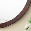 Transitional Decor Style Mango Wood Wall Mirror Wall Decor With Frame Of Solid Mango Wood For Bathroom, Entryway Console Lean Against Wall - Dark Brown - Image 12