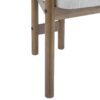 Dining Chairs (Set of 2) Upholstered Arm Chairs, Rubber Wood Accent Chairs - White - Image 13