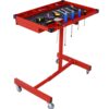 Adjustable Tear Down Work Table With Drawer For Garages, Repair Shops, And Diy, Portable, (4) 2.5" Swivel Casters, 220 Pound Capacity, Rubber Corners, Heavy Duty Steel - Red - Image 10