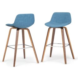 Randolph - Bentwood Counter / Bar Height Stool Multifunctional (Set of 2) - Blue