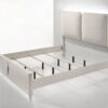 Laveda - Boucle Queen Bed With LED - Light Gray / White - Image 7