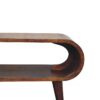 Amaya - Nordic Style Coffee Table - Chestnut - Image 6