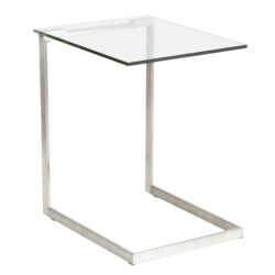 Zenn - Contemporary End Table - Clear