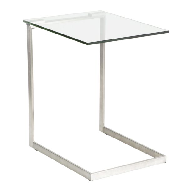 Zenn - Contemporary End Table - Clear