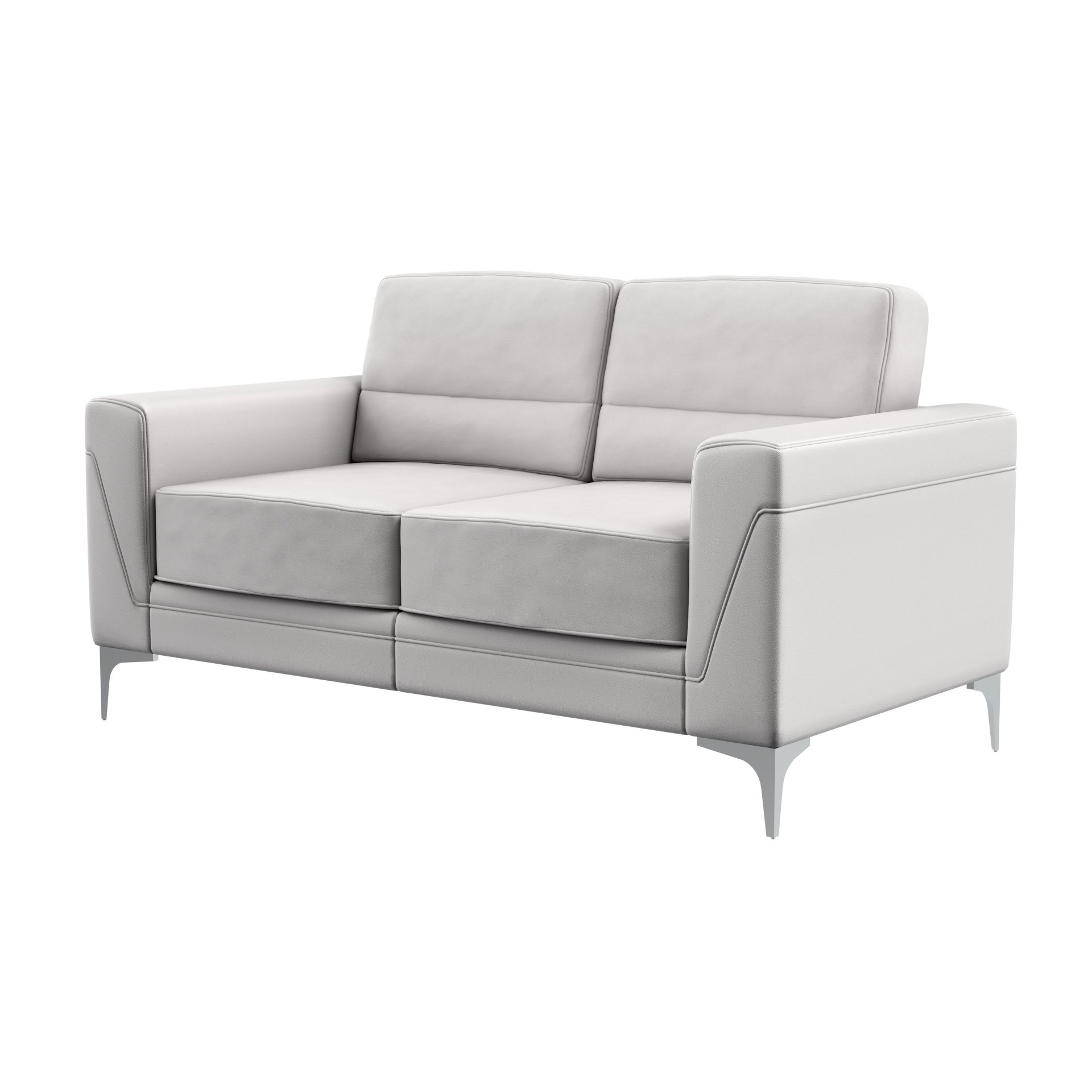 Creta - Loveseat - Light Gray - Image 5