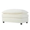 Oversized Recliner Chair With Movable Ottoman, Soft Chenille Upholstered Lounge Chair - Beige - Image 11