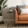 Skyler - C Side Table - Dark Brown / Gold - Image 6