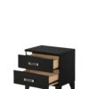 Chelsie - Nightstand - Black - Image 3