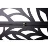 Outdoor & Indoor Privacy Screen Metal Privacy Screen, Freestanding Decorative Privacy Screen For Deck Balcony Patio - Black - Image 10