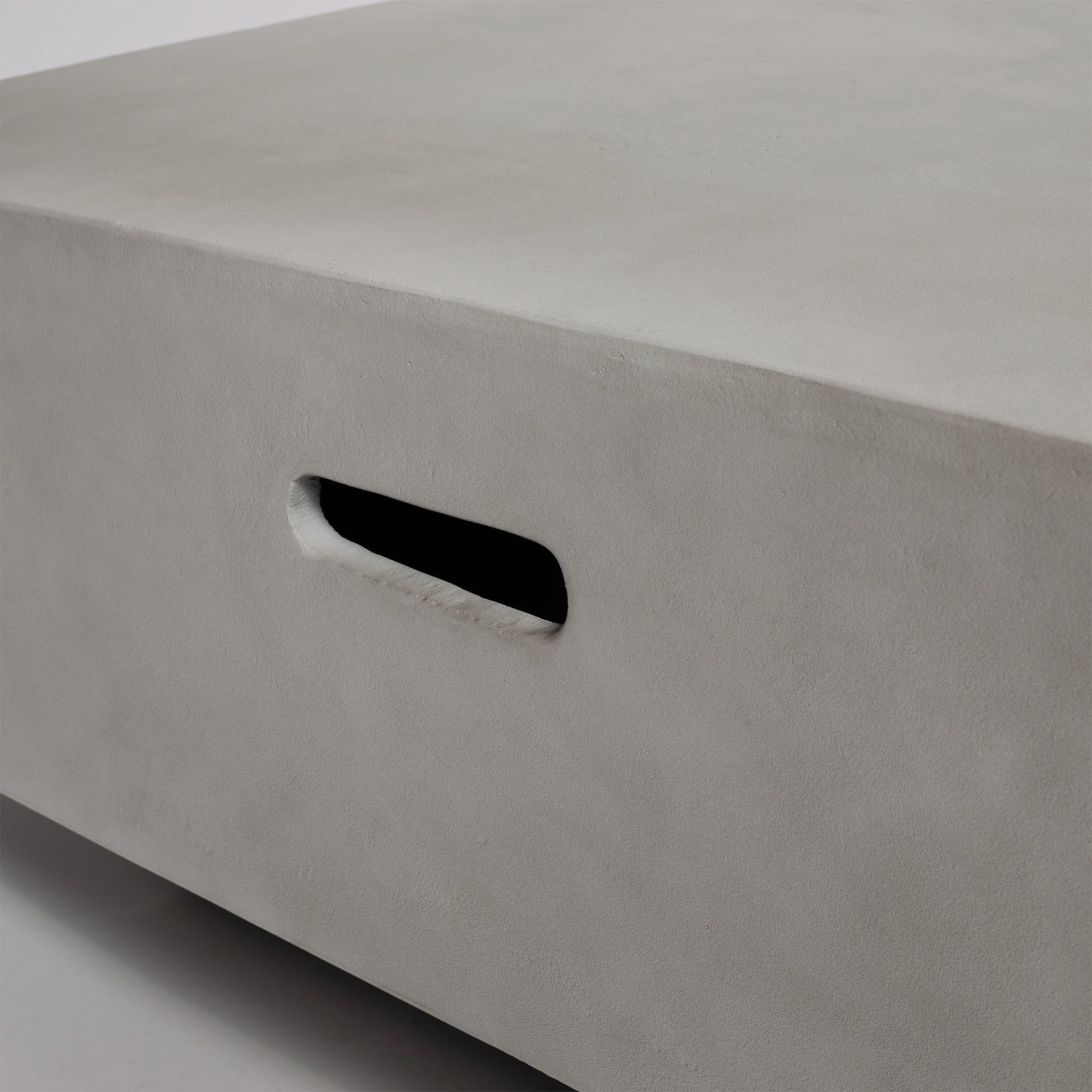 Propane Gas Fire Pit Table, 50000 Btu Rectangular Concrete Fire Pit For Outside Patio Deck Garden Backyard - Light Gray - Image 12