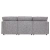 Sectional Sofa Modular Sofa U - Shaped Sofa Couch Sofa Bed L - Shaped Sofa With A Movable Ottoman And Two USB Ports For Living Room - Light Gray - Image 20