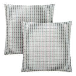 Pillows, Square, Insert Included, Decorative Throw, Hypoallergenic, Modern (Set of 2) - Blue