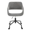 Margarite - Contemporary Adjustable Office Chair - Black / Gray - Image 5