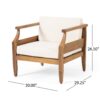 Aston - Outdoor Club Chair (Set of 2) - Cream - Image 3