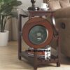 Wasaki - Accent Table With USB - Espresso - Image 7