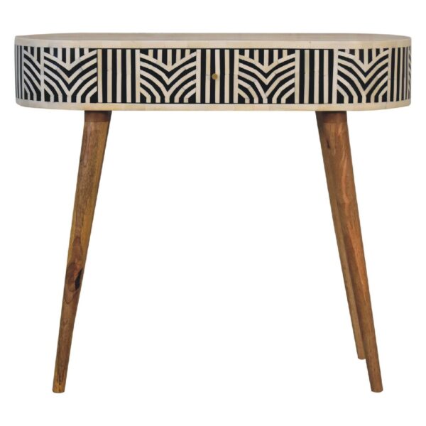 Inlay - Edessa Bone Console Table - Oak
