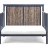 Connelly - 4 In 1 Convertible Crib - Midnight Blue / Vintage Walnut - Image 5