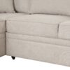 Sleeper Sofa Bed, 2 In 1 Pull Out Sofa Bed L Shape Couch With Storage Ottoman For Living Room, Bedroom Couch And Small Apartment - Beige - Image 18