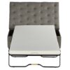 Convertible Ottoman Sleeper With Memory Mattress - Gray - Gray - Image 8