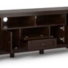 Warm Shaker - TV Media Stand - Russet Brown - Image 4