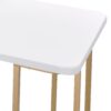 Estie - Writing Desk - White / Gold - Image 4
