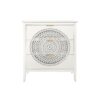 3 Drawer Cabinet With Hollow Carved 3 Drawer Dresser Storage Chest With Metal Handles For Entryway Living Room Bedroom - Beige - Image 11
