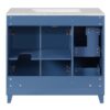 36" Bathroom Vanity With Sink, Soft Close Doors, Adjustable Shelves - Blue - Image 15