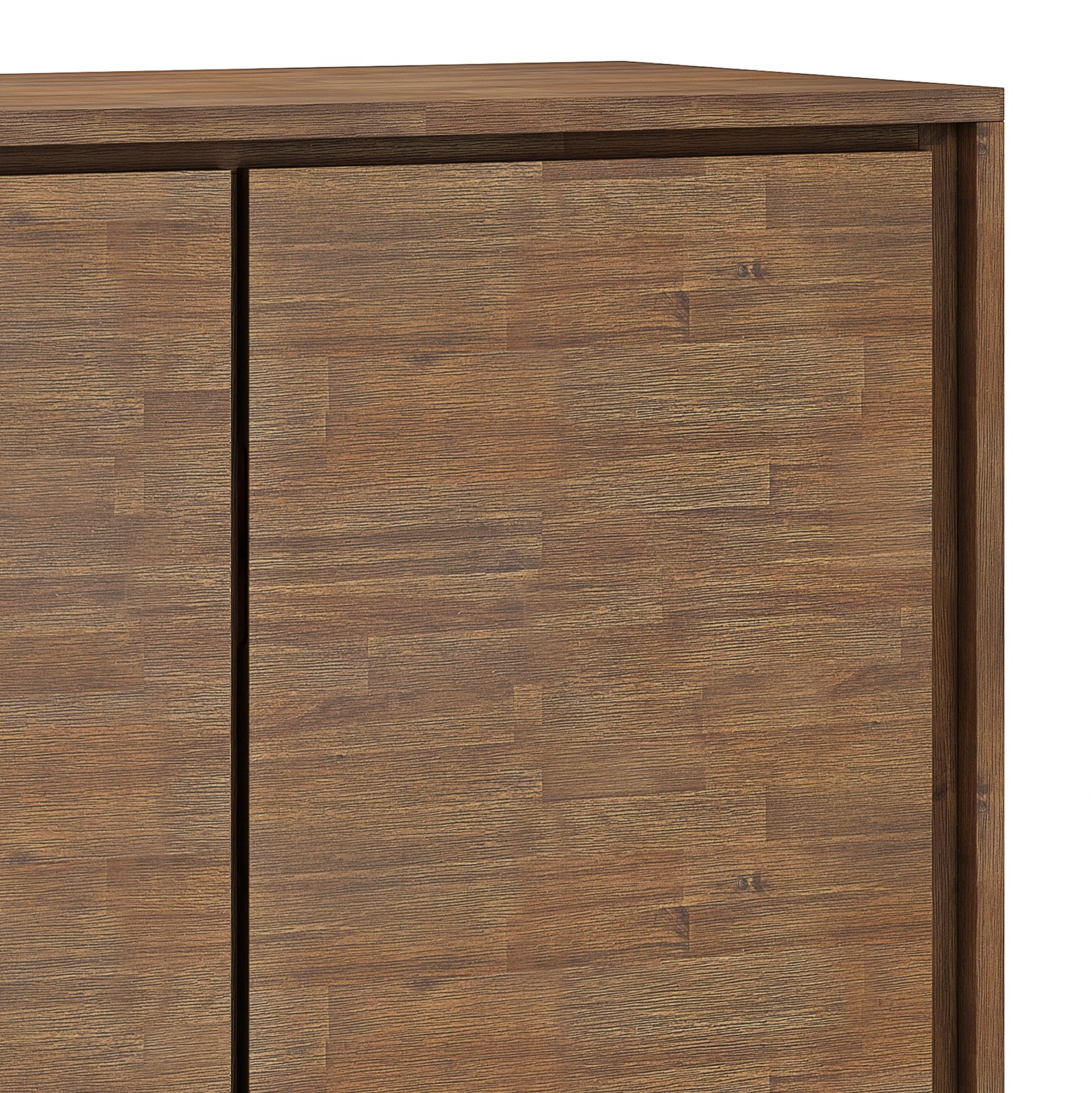 Lowry - Medium Storage Cabinet - Rustic Natural Aged Brown - Image 8