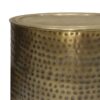 Corbin - Metal Side Table - Hammered Antique Gold - Image 2