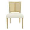 Mid Century Rattan Dining Chair Without Arms (Set of 2) - Beige / Natural Ash - Image 4