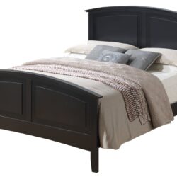 Full Bed Modern Farmhouse Design - Black