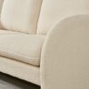 Loveseat Sofa Small Couch For Living Room, Sherpa Fabric Upholstered Loveseat Sofa Couch, Small Loveseat Sofa For Apartment, Bedroom - Beige - Image 7
